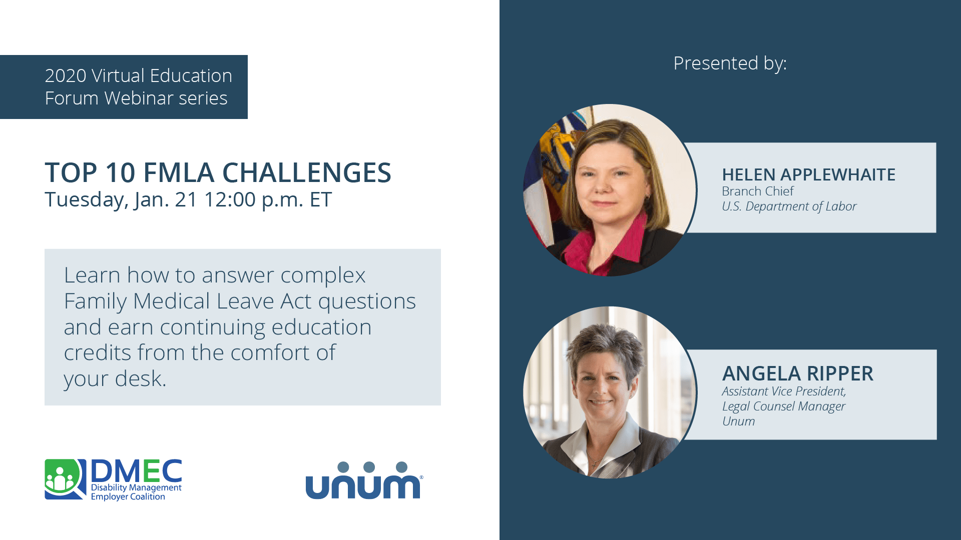 DMEC virtual education series