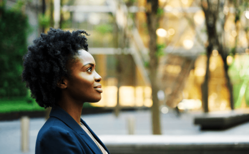 Woman outside