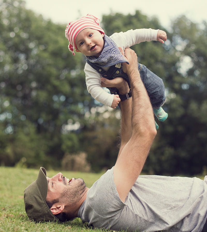 Person at play with their child